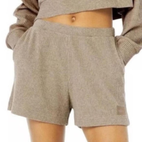 Alo Yoga Muse Sweatshirt and Shorts Set - Picture 2 of 5